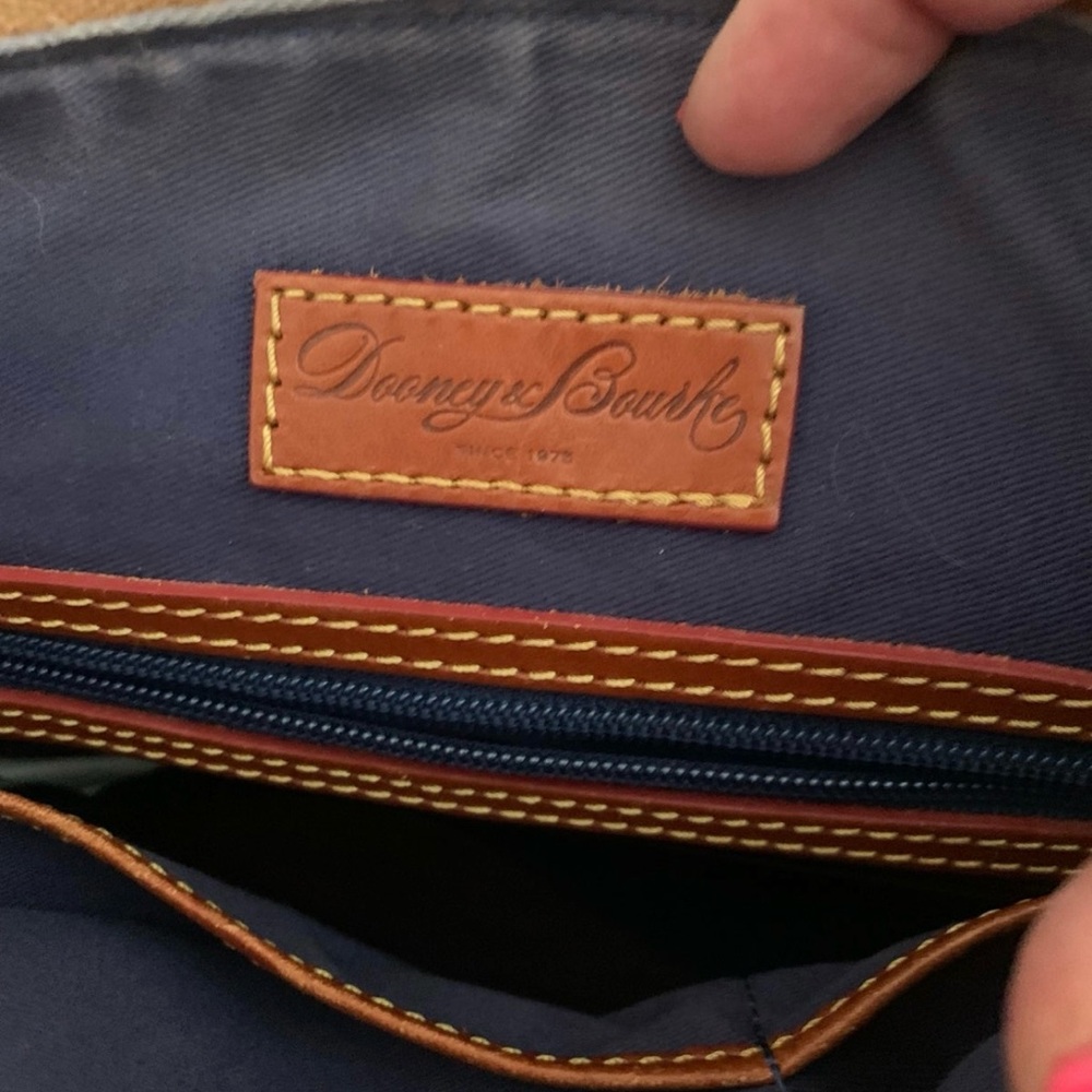Dooney & Bourke Black and Brown Signature P Crossbody - Picture 9 of 9